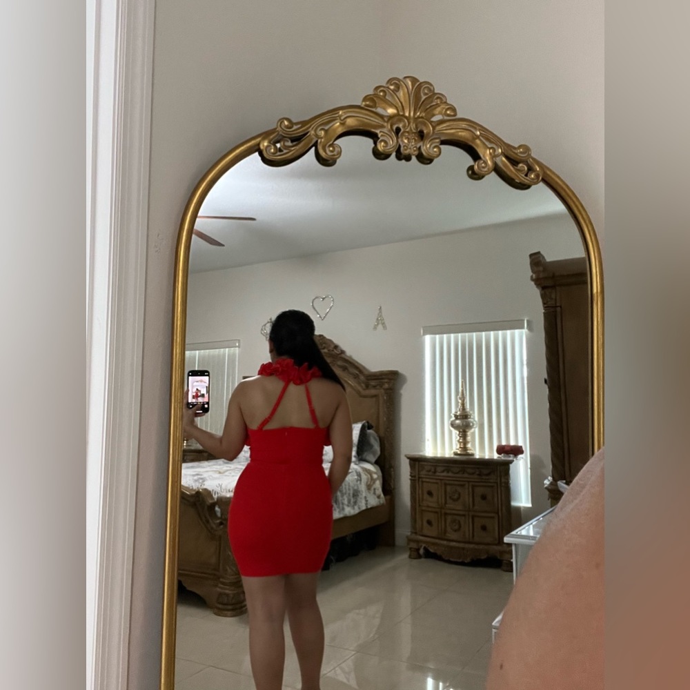 Red Ruffles Dress - Picture 5 of 5